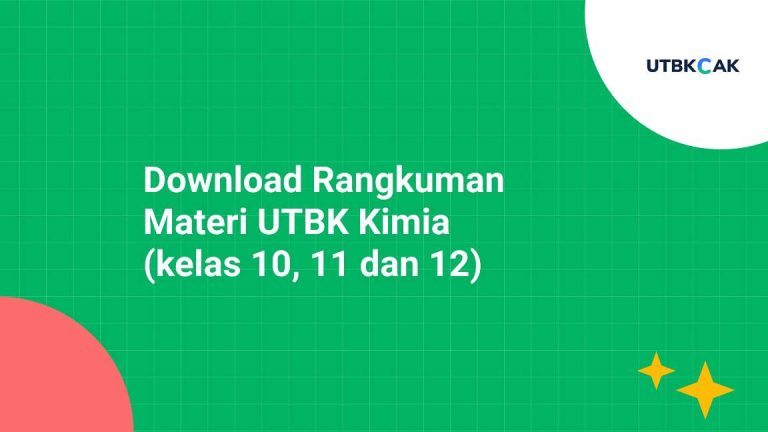 materi utbk kimia