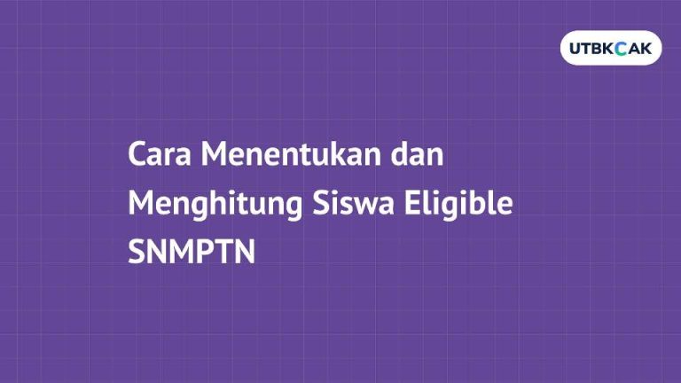 cara menghitung siswa eligible
