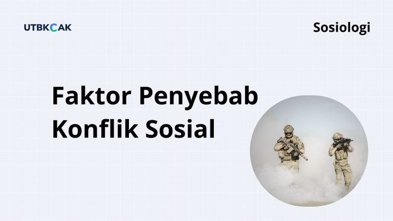 penyebab konflik sosial