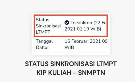 Status KIP Kuliah terverifikasi
