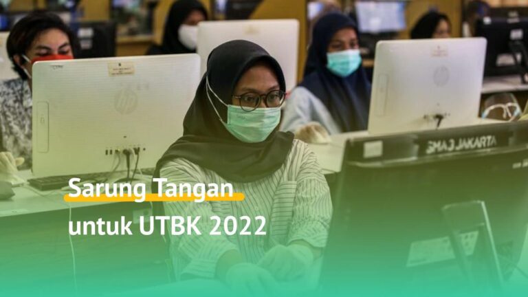 Sarung tangan untuk UTBK