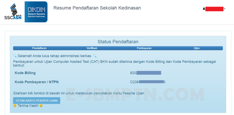 Kode Billing Sekolah Kedinasan