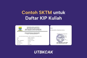 Contoh SKTM KIP Kuliah
