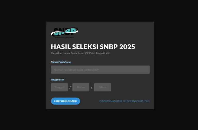 Cara Cek Hasil SNBP 2025