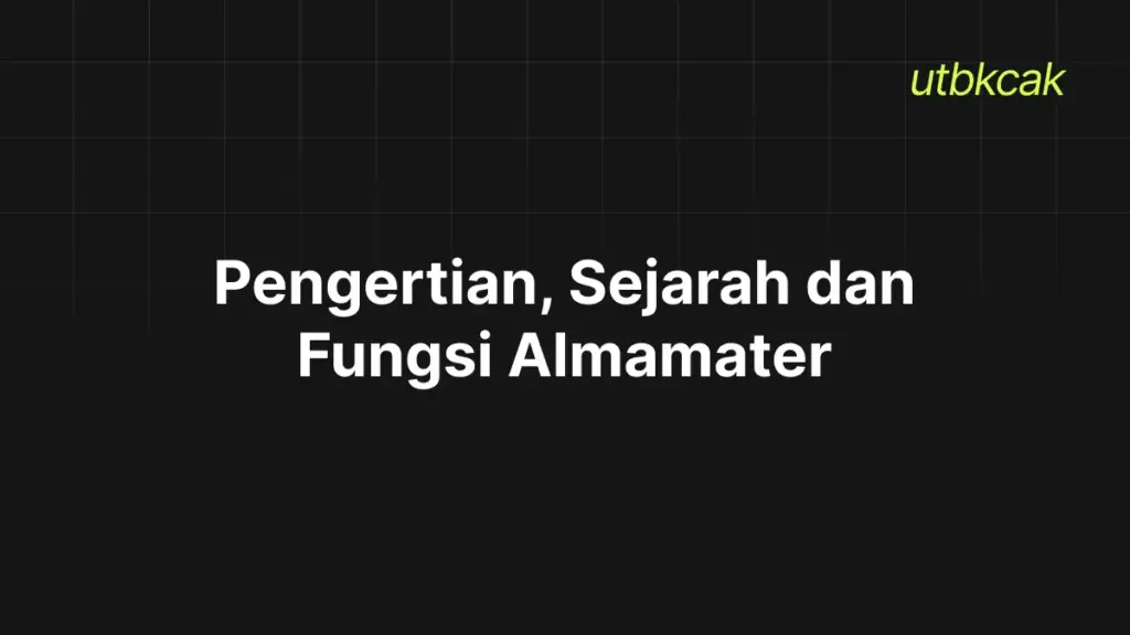 Almamater adalah