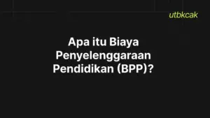 Biaya Penyelenggaraan Pendidikan (BPP)