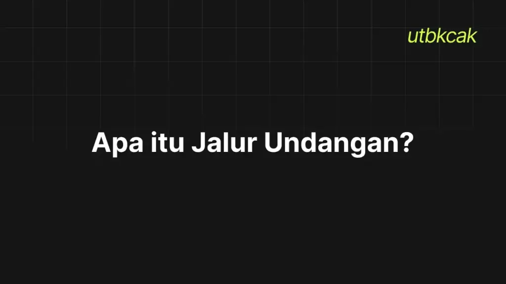 jalur undangan masuk kuliah