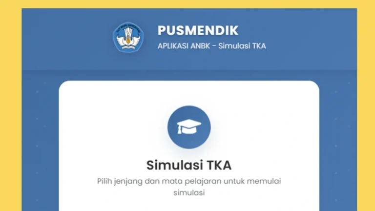 Cara Mengikuti Simulasi TKA