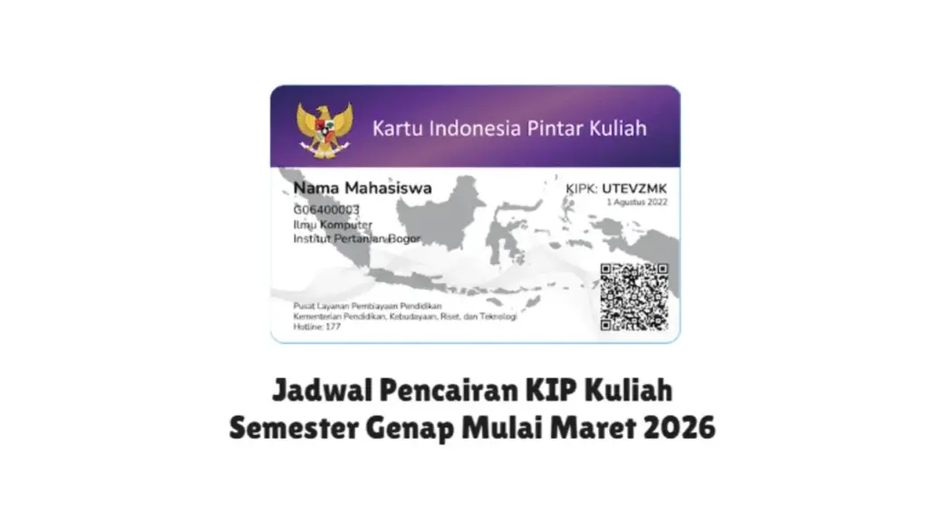 Jadwal Pencairan KIP Kuliah Semester Genap Mulai Maret 2026