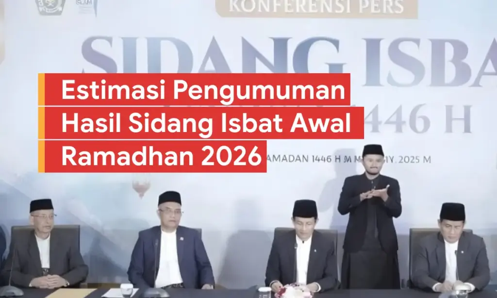 Pengumuman Hasil Sidang Isbat Awal Ramadhan 2026