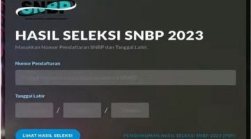 cara cek hasil SNBP 2023